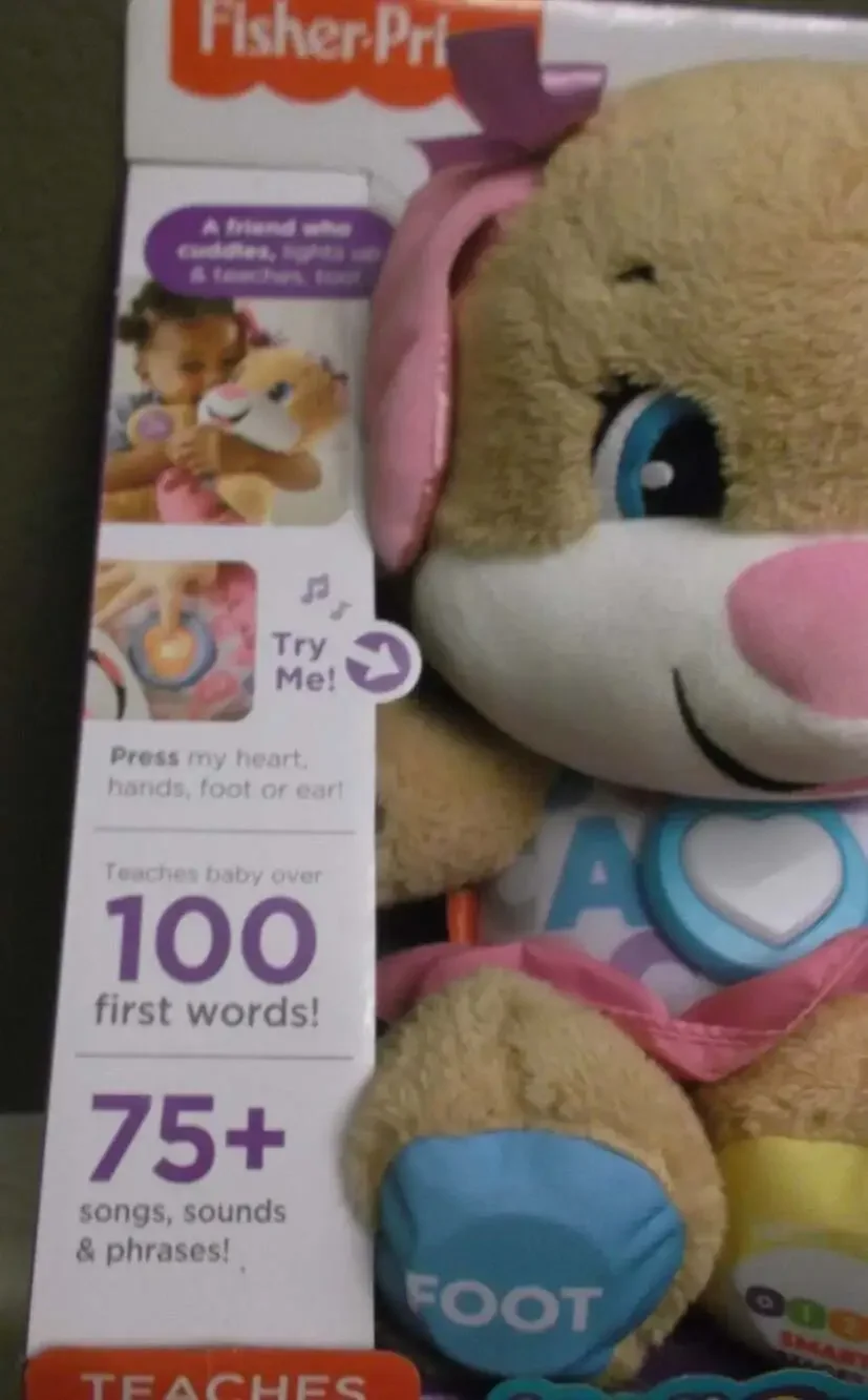 Fisher-Price Laugh & Learn Smart Stages Sis Interactive Plush Puppy